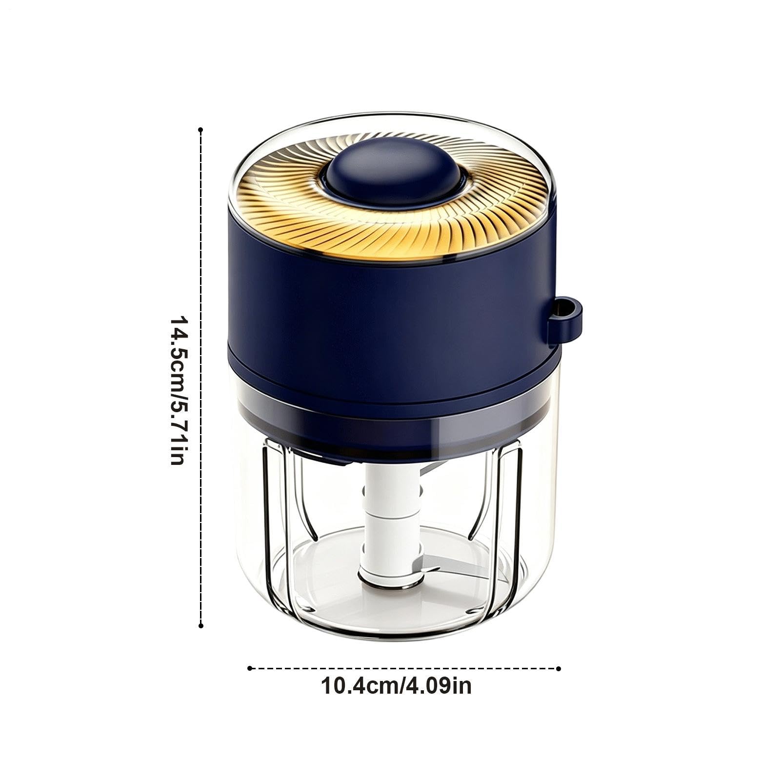 Picadora eléctrica para ajo, gadget de cocina antisalpicaduras rápida