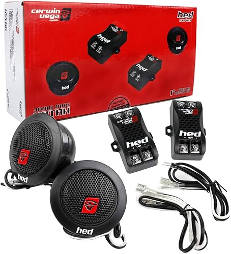 Miniatura 3 de Cerwin Vega H7TAK 1" 300W Max  35W RMS Tweeter Juego de kit de complemento
