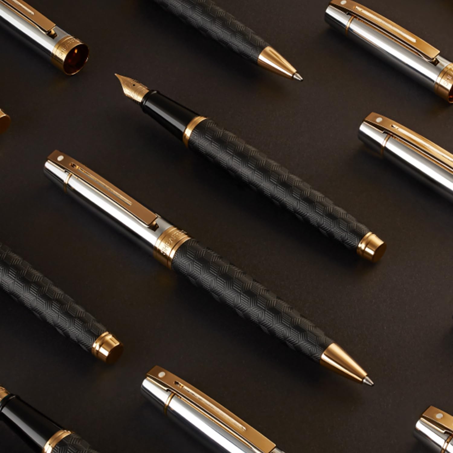Amazon.co.jp: Sheaffer 300 ローラーボールペン | E9347 刻印マット