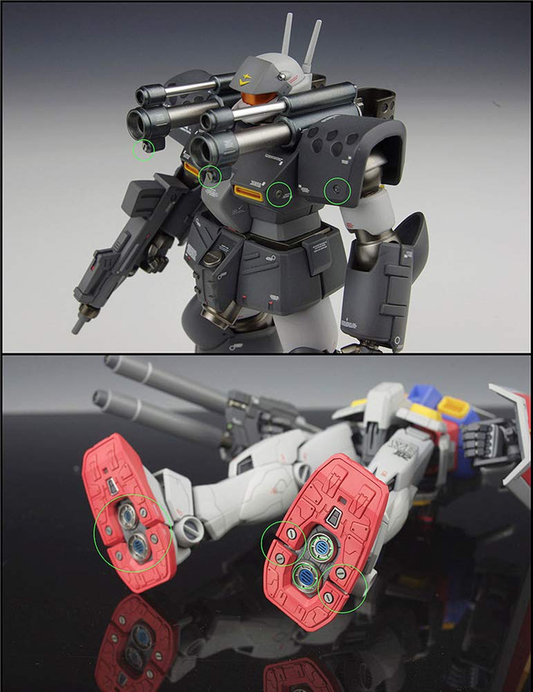 Stainless steel for adding detail to R-STYLE Gundam models and robot scale model - Picture 3 of 5