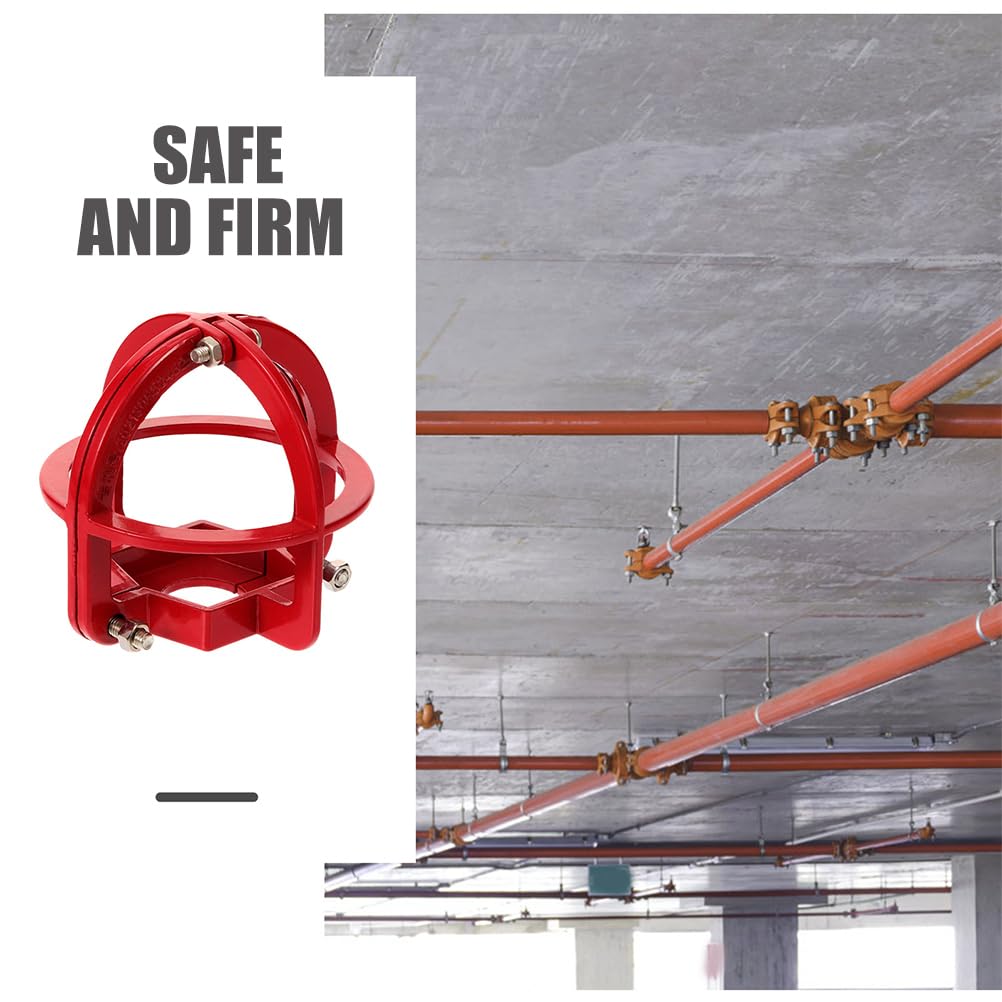 iplusmile Fire Sprinkler Protective Cover Cage Metal Guard for Sprinkler Head Dust Protection Easy Installation for Residential and Commercial Fire Safety - Image 4