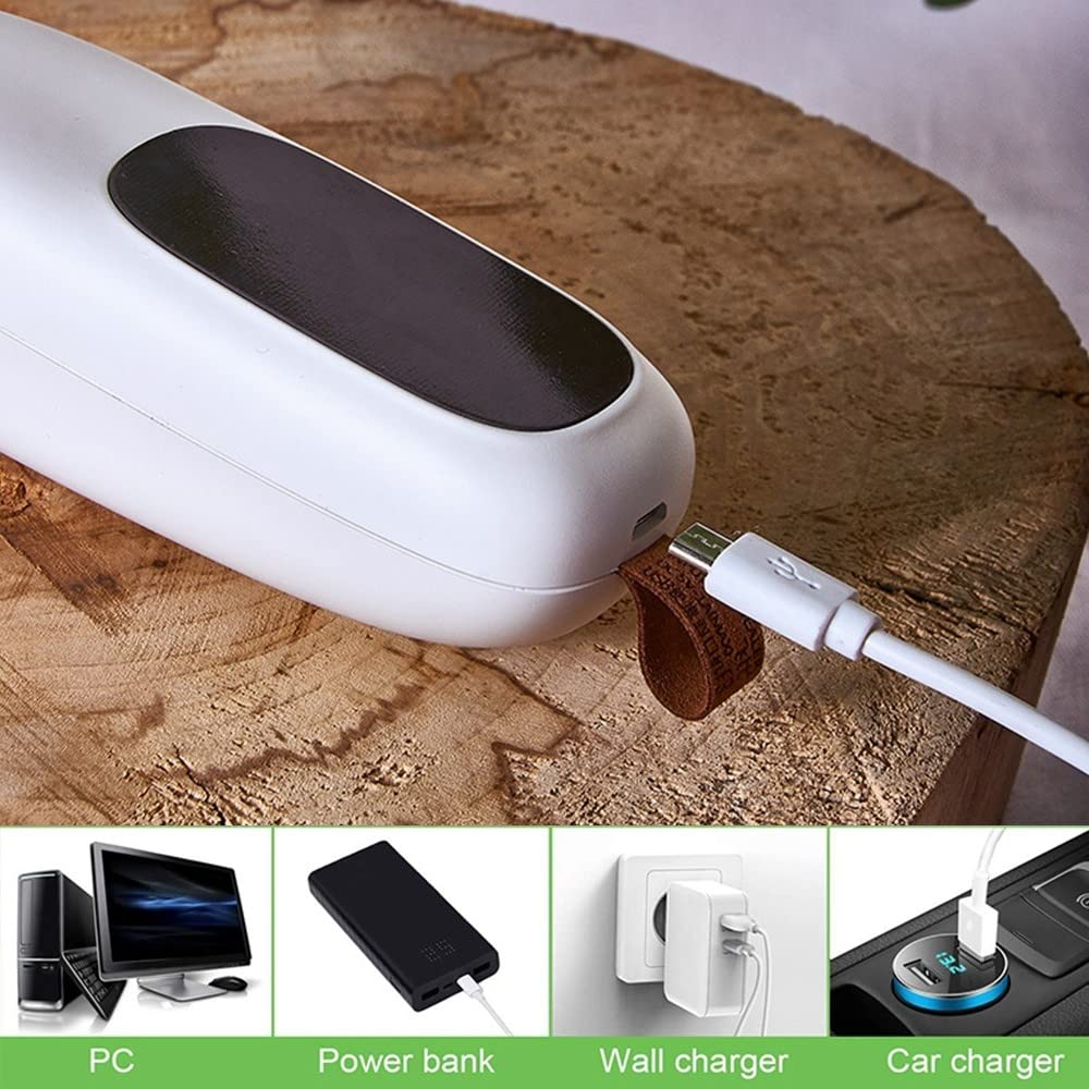 DONGKER Mini Scelleur,Scellant sous Vide Thermique Rechargeable par USB 2 en 1 Machine de Scellage Portable pour Sacs À Puces Sac en Plastique de Stockage de Nourriture