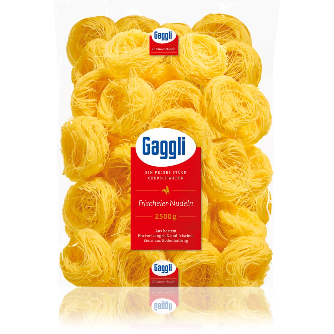 Gaggli Faden Nestchen pasta nudeln 2500 gramm x 12 Stück