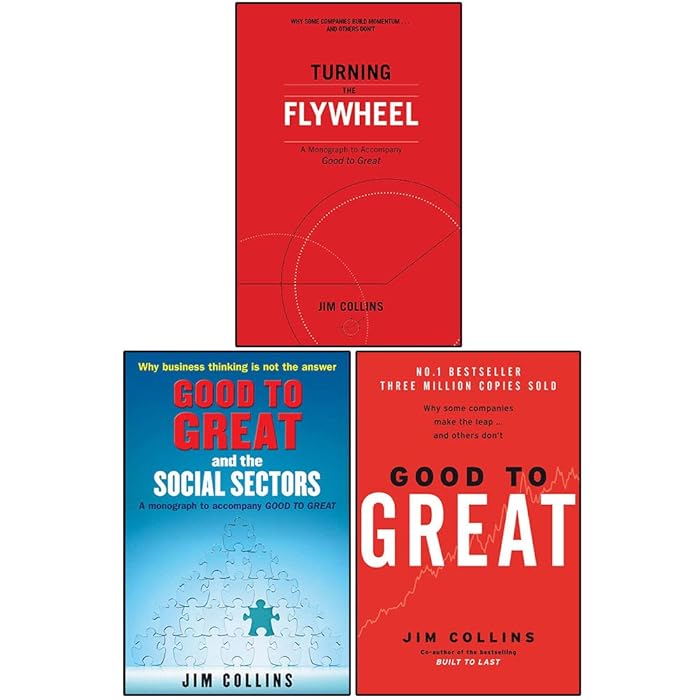 Buy Jim Collins 3 Books Collection Set (Turning the Flywheel, Good to