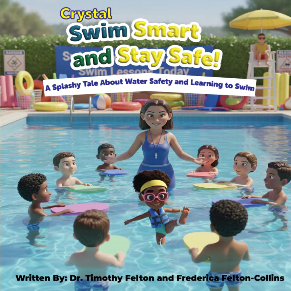 Crystal Swim smart and Stay Safe!: A Splashy Tale About Water Safety and Learning to Swim