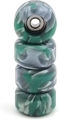 Miniatura 3 de SPITBOARDS Diapasón Remolino Ruedas Poliuretano CNC Torneado Rodamiento Ruedas - Remolino Verde