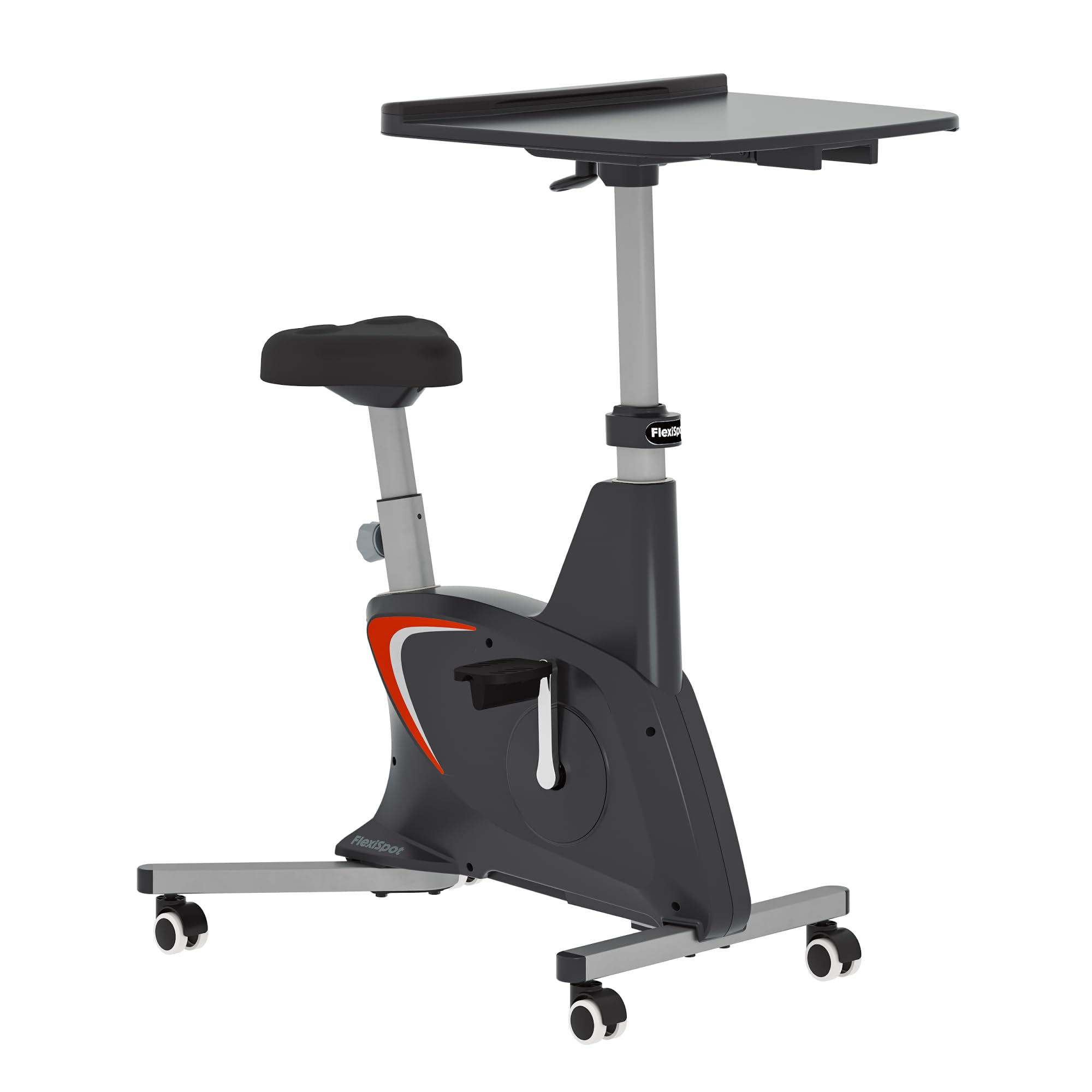 FLEXISPOT3-IN-1 Exercise Bike,Under Desk Bike with Pedal Exerciser,Movable Stationary Bikes for Home,Indoor Exercise Cycle Bike Fitness Bicycle with 8-Level Adjustable Resistance 350LBS Heavy Duty
