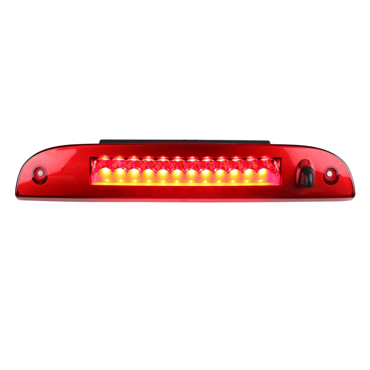 3rd Third Tail Brake Light Lamp Tail Cargo Light High Mount Brake Light for Ford Explorer 2002-2010 (Red Lens)