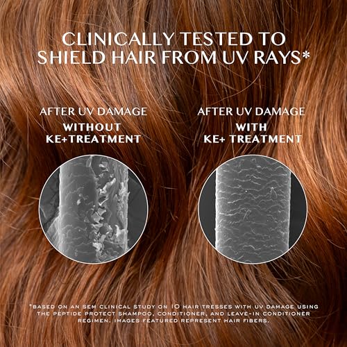 Image of Kristin Ess+ Anti-Fade Moisturizing Leave-in Conditioner w /UV Color Shield & Peptides for Prolonged Color Vibrancy, Lightweight, Anti Frizz Heat Protectant - Sulfate & Paraben Free, Vegan, 8.45 fl oz