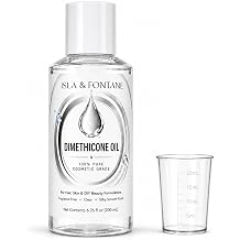 ISLA & FONTANE Dimethicone Oil, 100% Pure Cosmetic Grade, Medium Viscosity Silicone for Hair, Skin & DIY Beauty Formulations, Fragrance-Free, 10.14 fl oz 300 mL