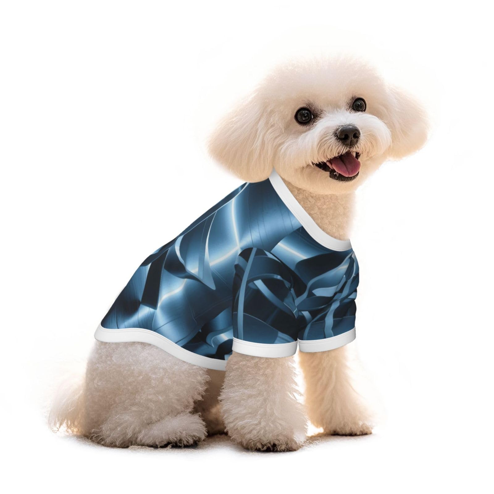 T-shirt en pur coton pour chien respirant et léger pour l'été
