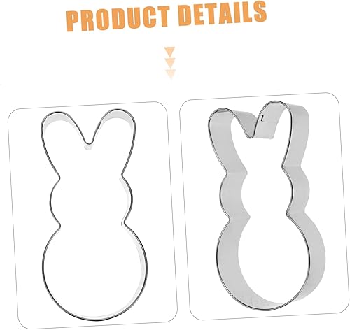 Miniatura 6 de Cortador de galletas de conejo, galletas matzá, mini galletas, sándwich, fiesta, Pascua, cortadores de galletas, cortador de muffins, molde de