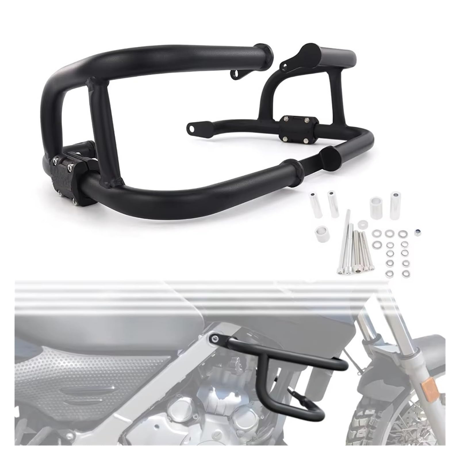 Barra Paraurti Paramotore Per BMW Per F650GS Per Dakar Per G650GS Moto Acciaio Crash Bar Protezione Del Motore Telaio Paraurti Carenature Barre Di Protezione