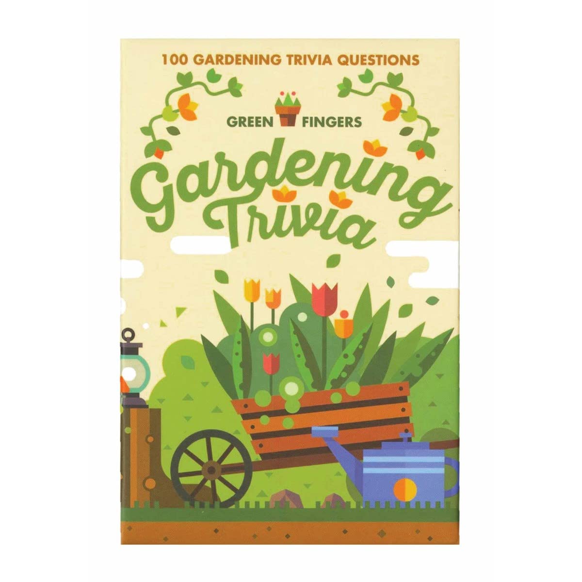 Cover of Gift Republic Gardening Trivia Cards. Pocket-Sized Quiz Game with 100 Plant and Gardening Related Questions. Fun Gift for Gardeners. Unique Travel Game