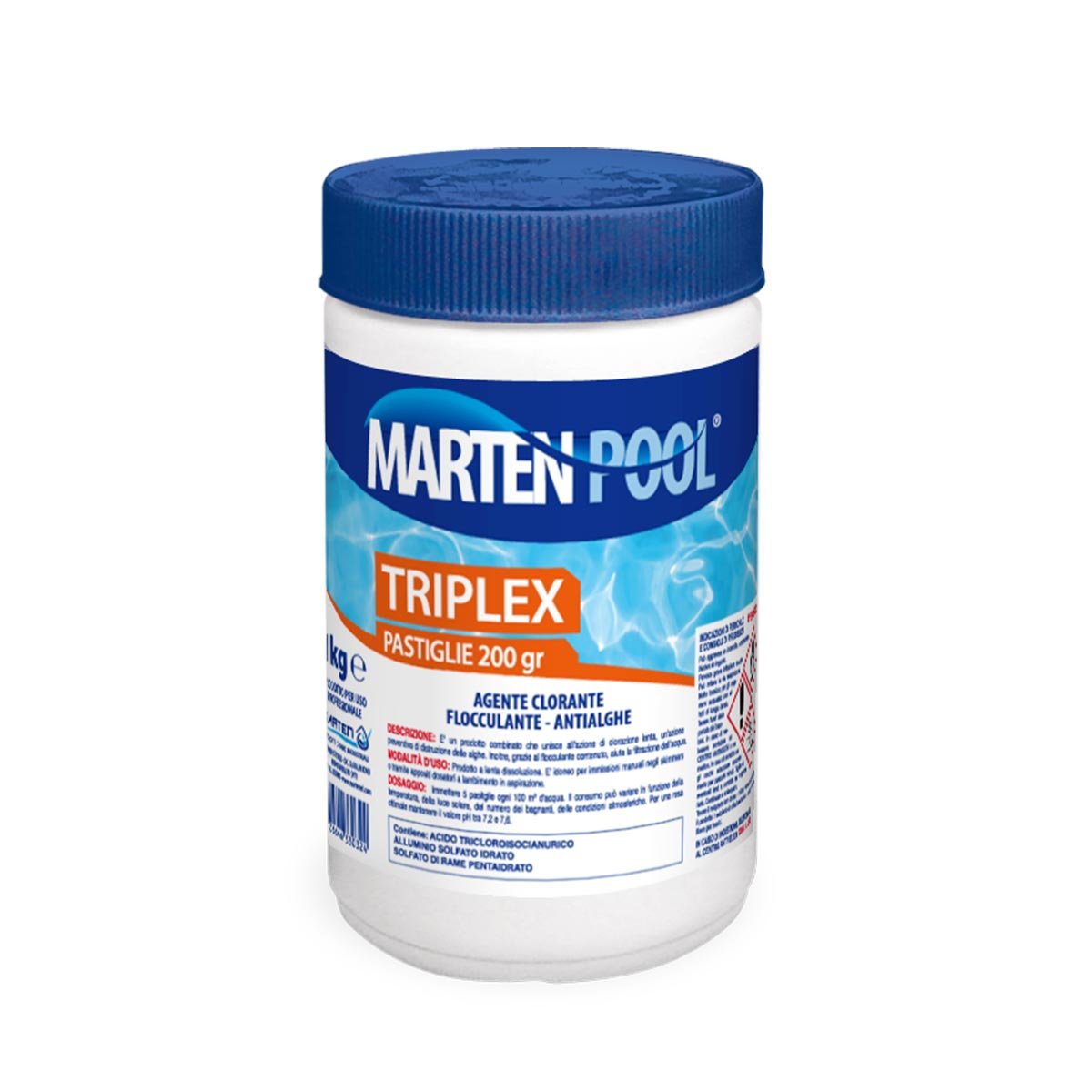 MARTEN - TRICLORO 90% PASTIGLIE 200G KG5