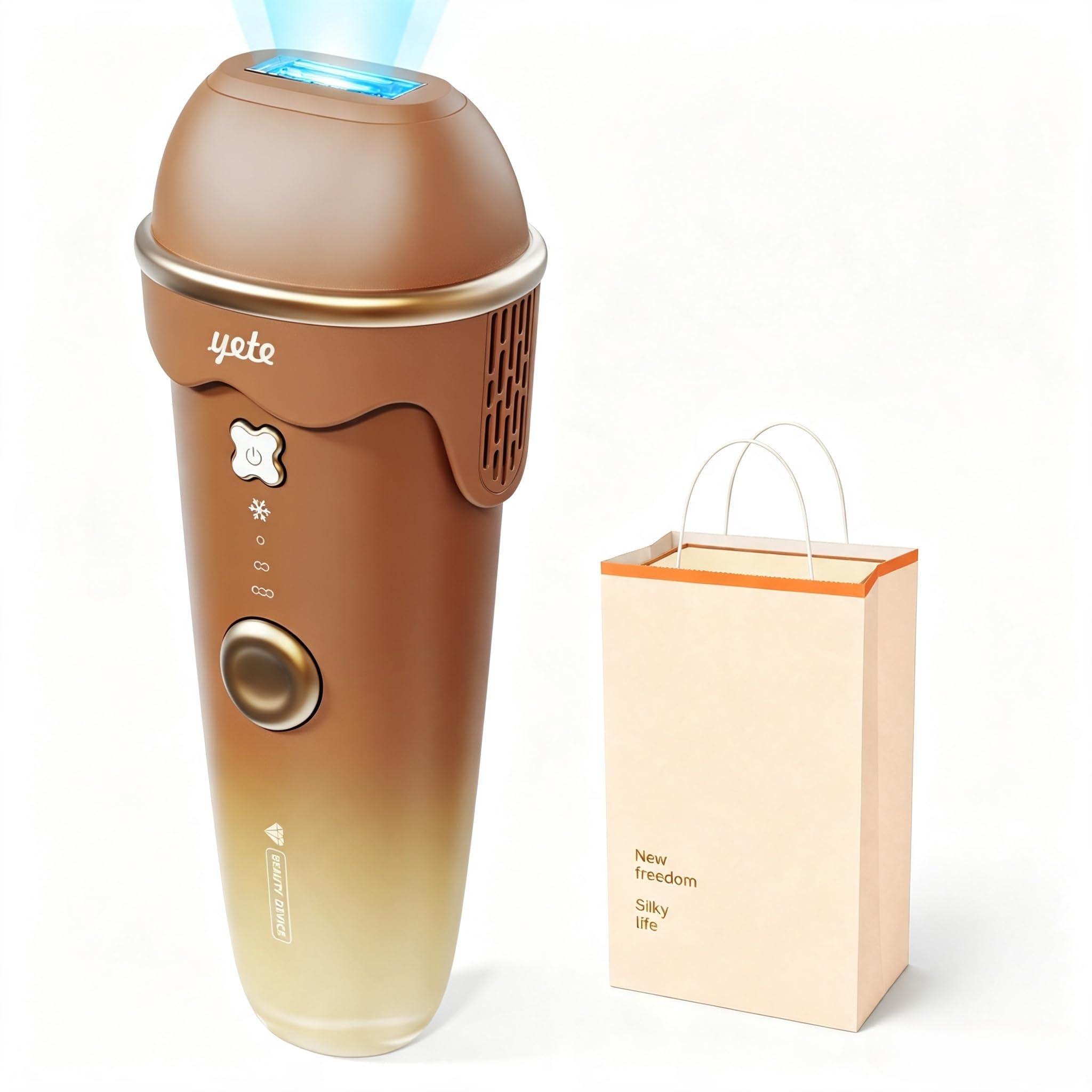 yete x BeautiGO アイスクリーム・サファイア冷感脱毛器 Amazon | Yete 脱毛器 アイスクリーム脱毛器 サファイア10℃冷感脱毛 4
