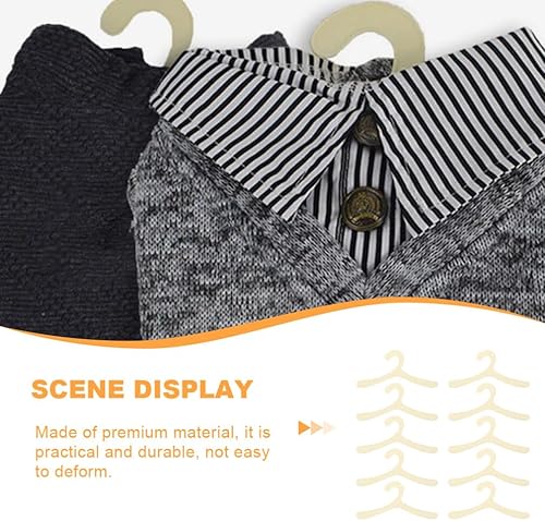 Miniatura 3 de Cabilock Juego de 10 piezas de perchas para mascotas, perchas para niños, perchas para ropa para niños, perchas para ropa para mascotas, decoración