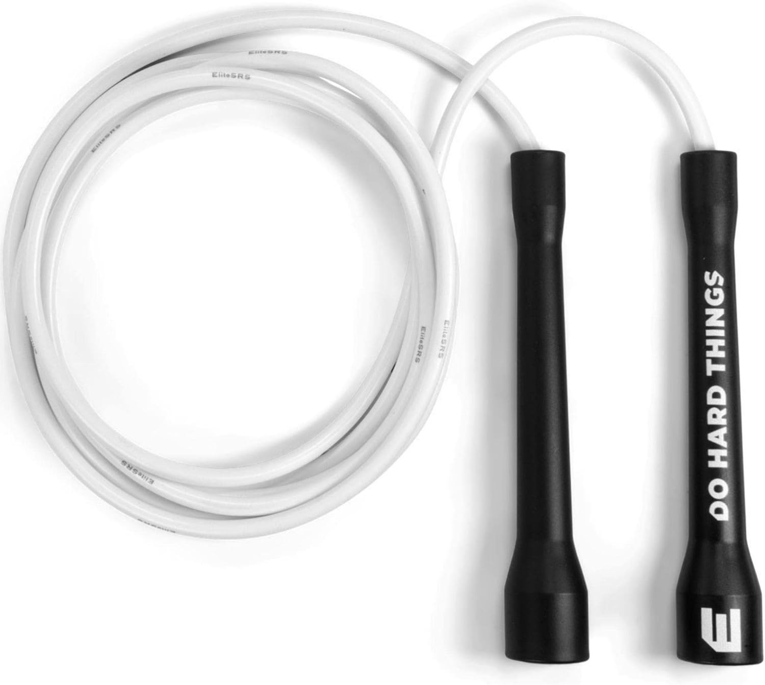 EliteSRS, Do Hard Things 6mm PVC Jump Ropes for Fitness - Indoor/Outdoor Adjustable Jump Rope with Unbreakable Handles and Ultra-Durable Non-Kinking PVC for Skipping Rope : Sports & Outdoors