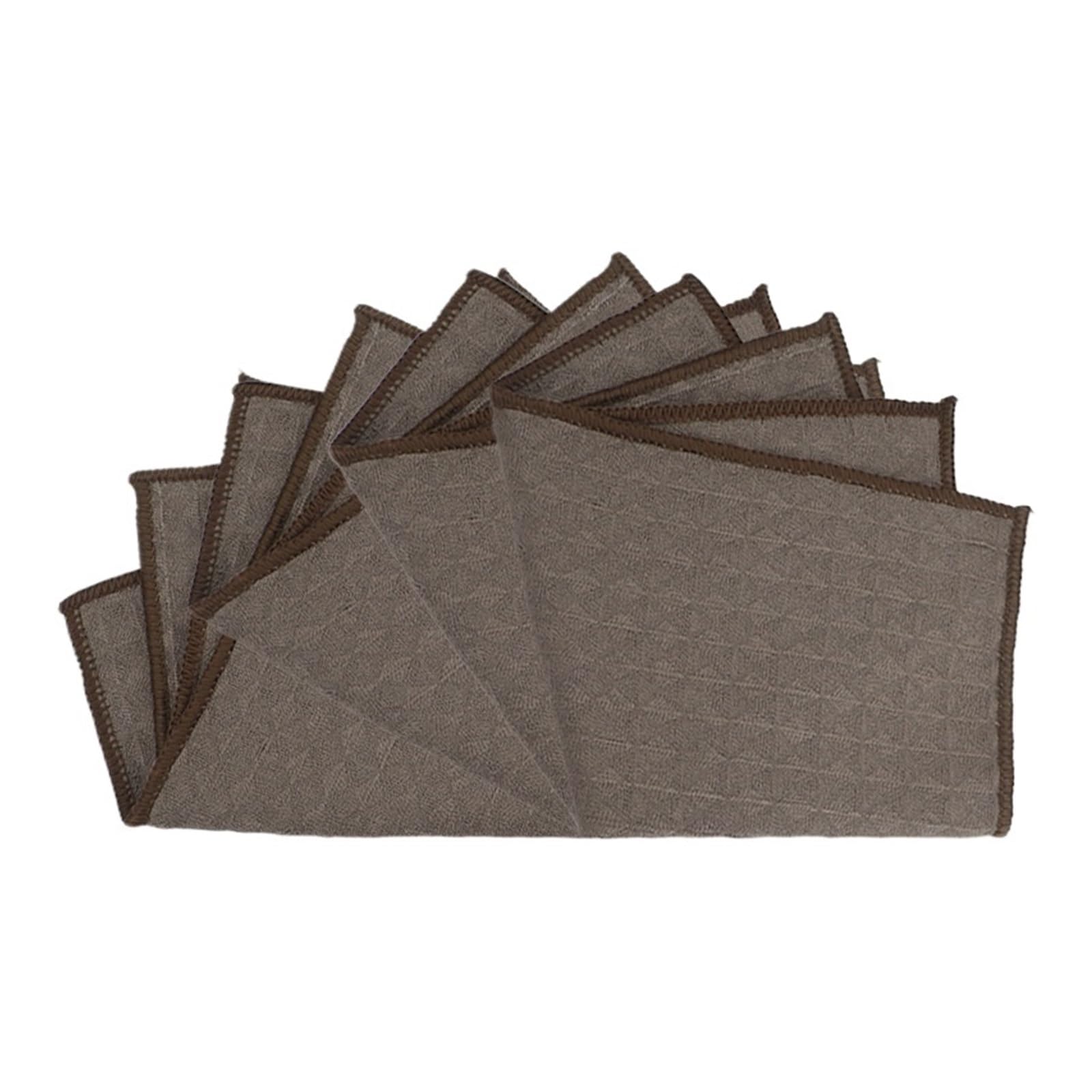 Paño para Barista Toalla de Limpieza Barista for cafetería, Bar, Cocina, hogar, Toallas súper absorbentes(Blue,10pcs)