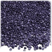 Vista 4 de 288 cuentas de media cúpula con acabado perlado, redondas, 0.157 in, rosa claro