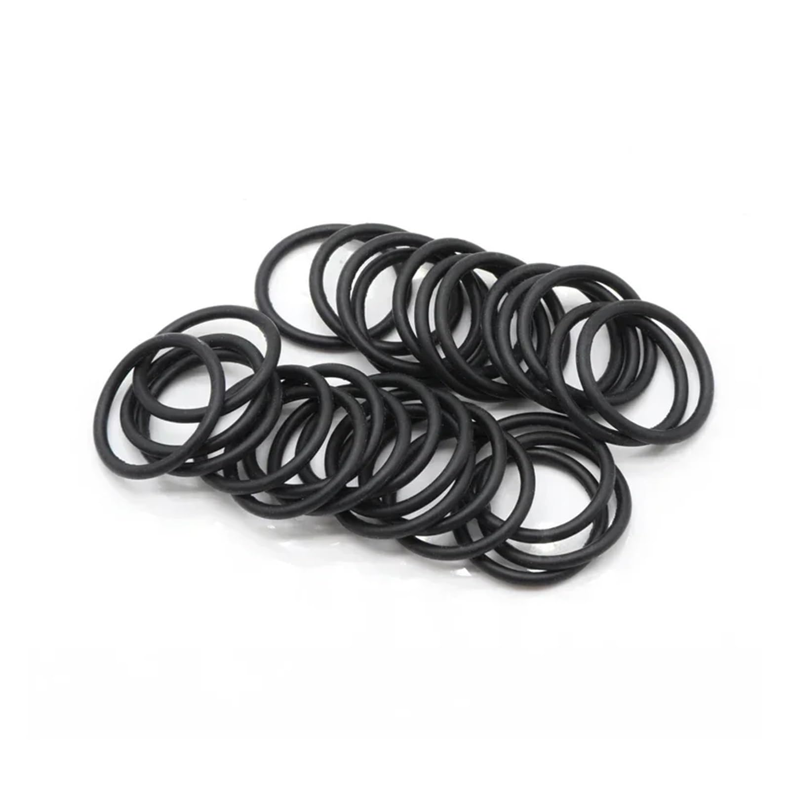 YUQIWANG(ΣТ) Set mit 10/50/100 O-Ringe NBR Dicke CS 2 mm OD 5~150 mm runde Nitrilkautschuk Typ O korrosionsbeständig und ölbeständige schwarze Dichtscheibe (100 Stück, OD 45 mm I
