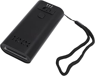 Generic Handheld Hair Extension Light Portable Rechargeable Fast Curing Hair Extension Lamp for Salon Hairdressing DIY Home Use Black