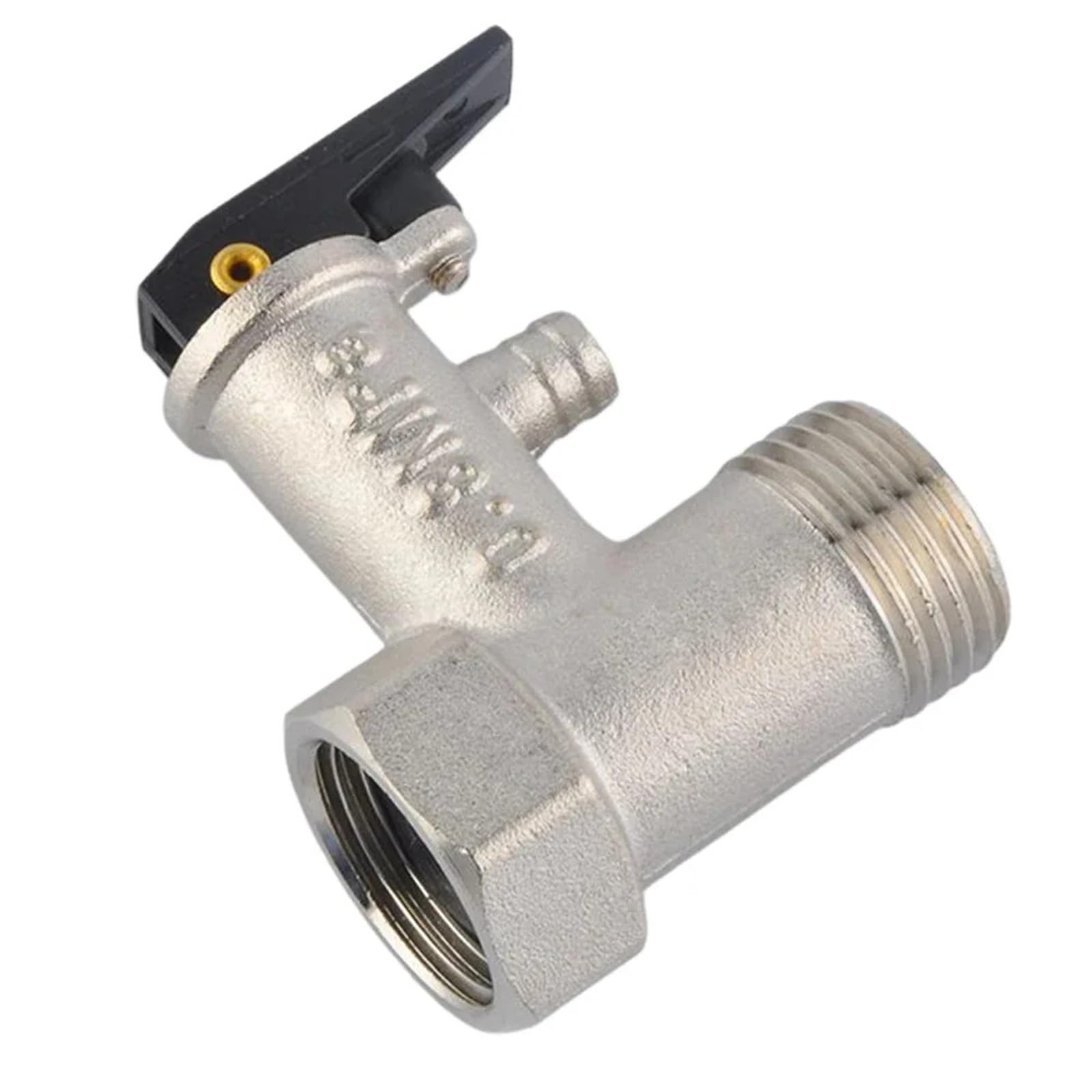 Soupape de sécurité DN15 en laiton nickelé M1/2 vers F1/2 pour votre réseau