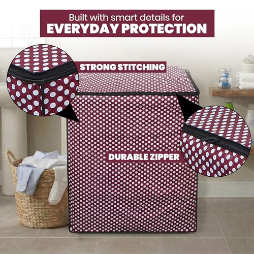 Image of DREAM CARE Waterproof & Dustproof Washing Machine Cover Top Load & Semi Automatic Suitable for 7 kg, 7.2 kg, 7.5 kg (83 x 95 x 51 cms)
