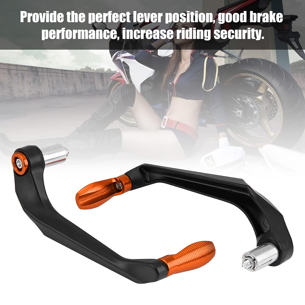 Paraleve Arancioni Per Moto - Protezione Leva Freno E Frizione, Adatte A Manubri Da 22mm - Foto 8