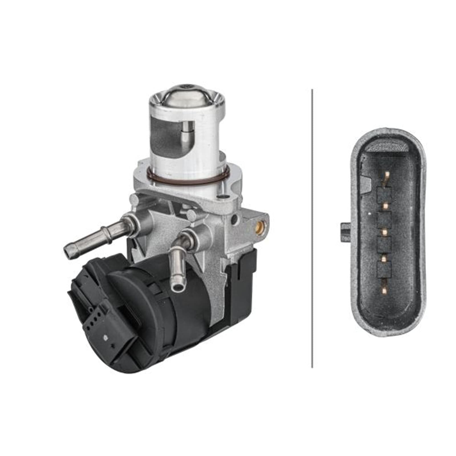 HELLA 6NU 014 864-681 AGR-Ventil - elektrisch - 5-polig - mit Dichtung
