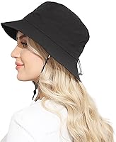 Vista 2 de Sombrero de pescador impermeable plegable para mujer, sombrero de sol con protección UV para hombre