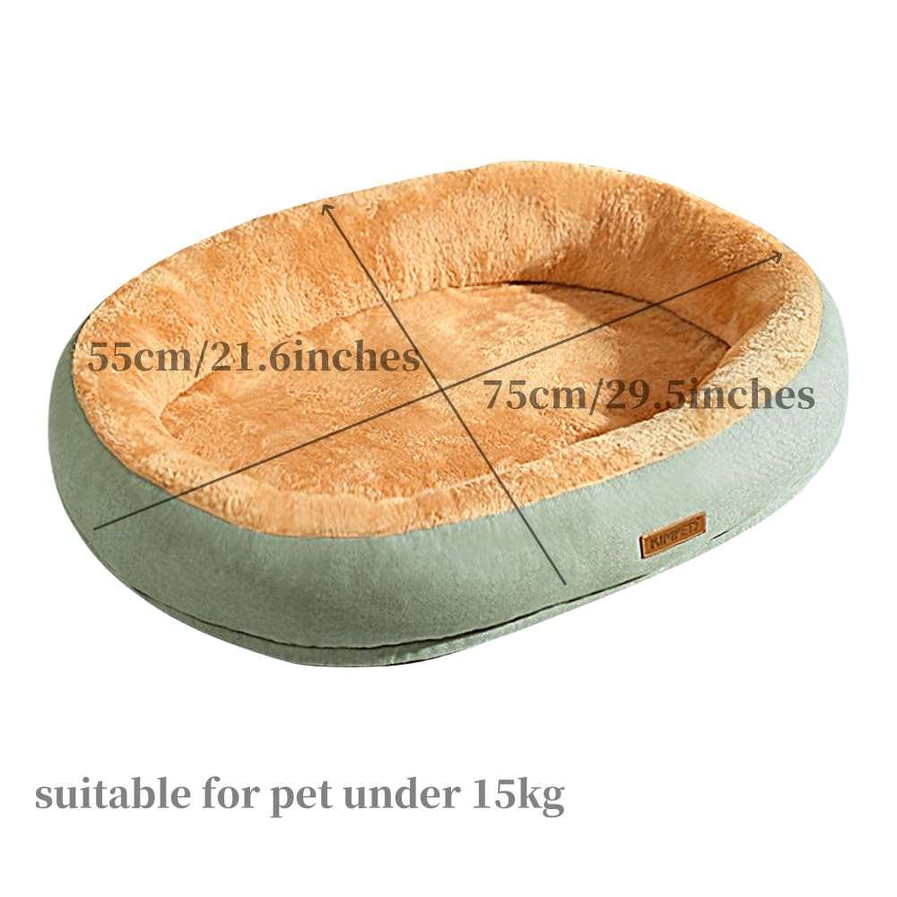 سرير كبير للقطط والكلاب، سرير للكلاب مع وسادة قابلة للازالة، سرير قطط دافئ ومريح للاستخدام الداخلي للحيوانات الاليفة، عش القطط، وسادة قبة، نوم ناعم، اسرة كلاب مقاومة للقلق، سرير للحيوانات الاليفة قابل