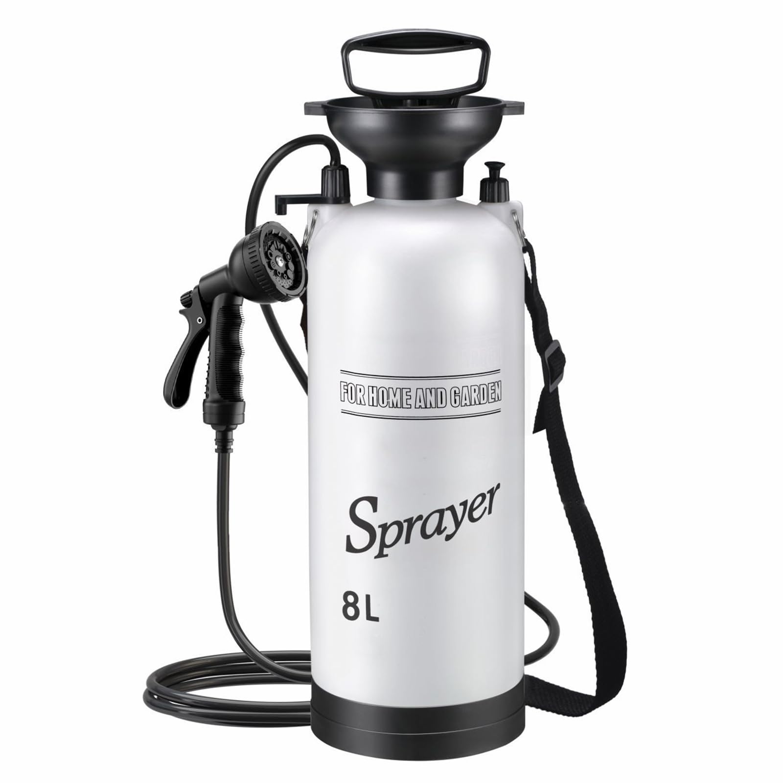 Ducha portátil para Acampar, rociador a presión, sin Electricidad, Bomba Manual, para Playa, Mascotas y Limpieza de vehículos