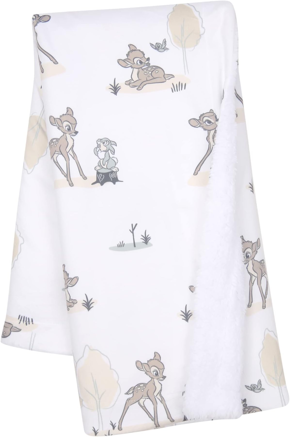 Lambs & IvyLambs & Ivy Disney Baby Bambi & Thumper White Minky/Fleece Deer Baby Blanket