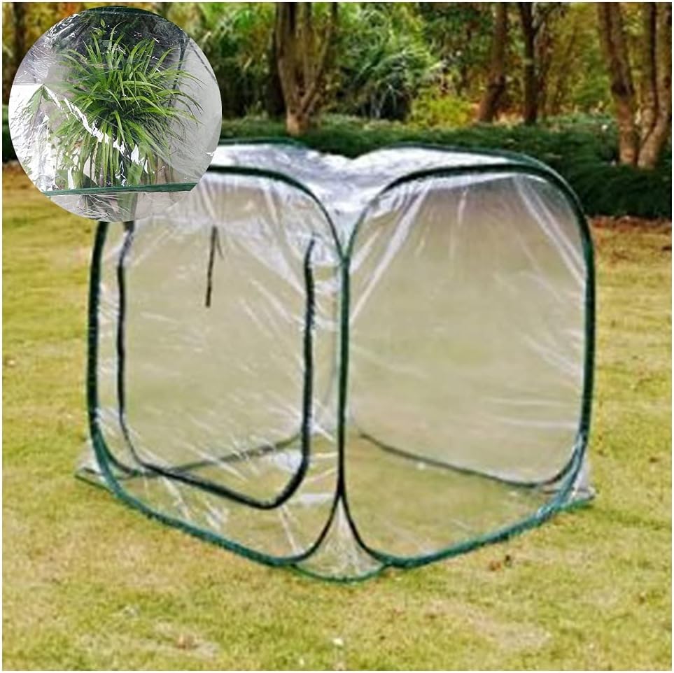 Amazon.co.jp GZHENH ガーデン温室,小さな温室 コールドフレーム 植物の冬のテントに使用されるジッパー透明防水の折りたたみ