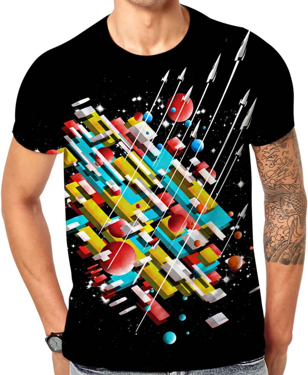 CndiyikePineapple Men's Graphic Tees,Novelty Graphic T-Shirts