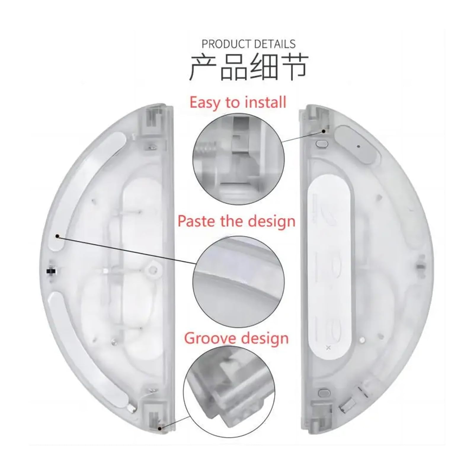 Tanque de agua con control eléctrico, compatible con Dreame, accesorios for robot barredor F9(1 Tank)