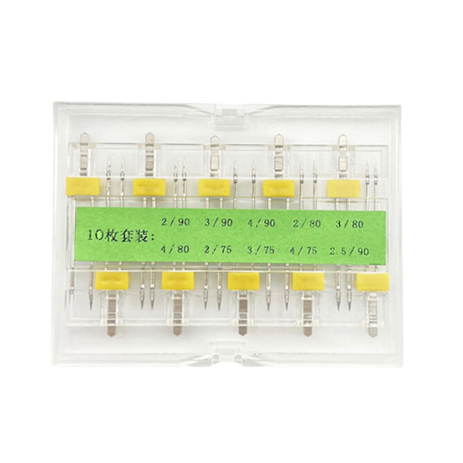 of 10 Multifunctional Twin Needle Set Sewing Machine Stretch Twin for Professional and Beginner Easy Threading
