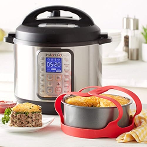 Miniatura 7 de Instant Pot Juego oficial de cocina y horneado, se adapta a olla a presión eléctrica de 6 cuartos y 8 cuartos de galón y combo de tapa de freidora