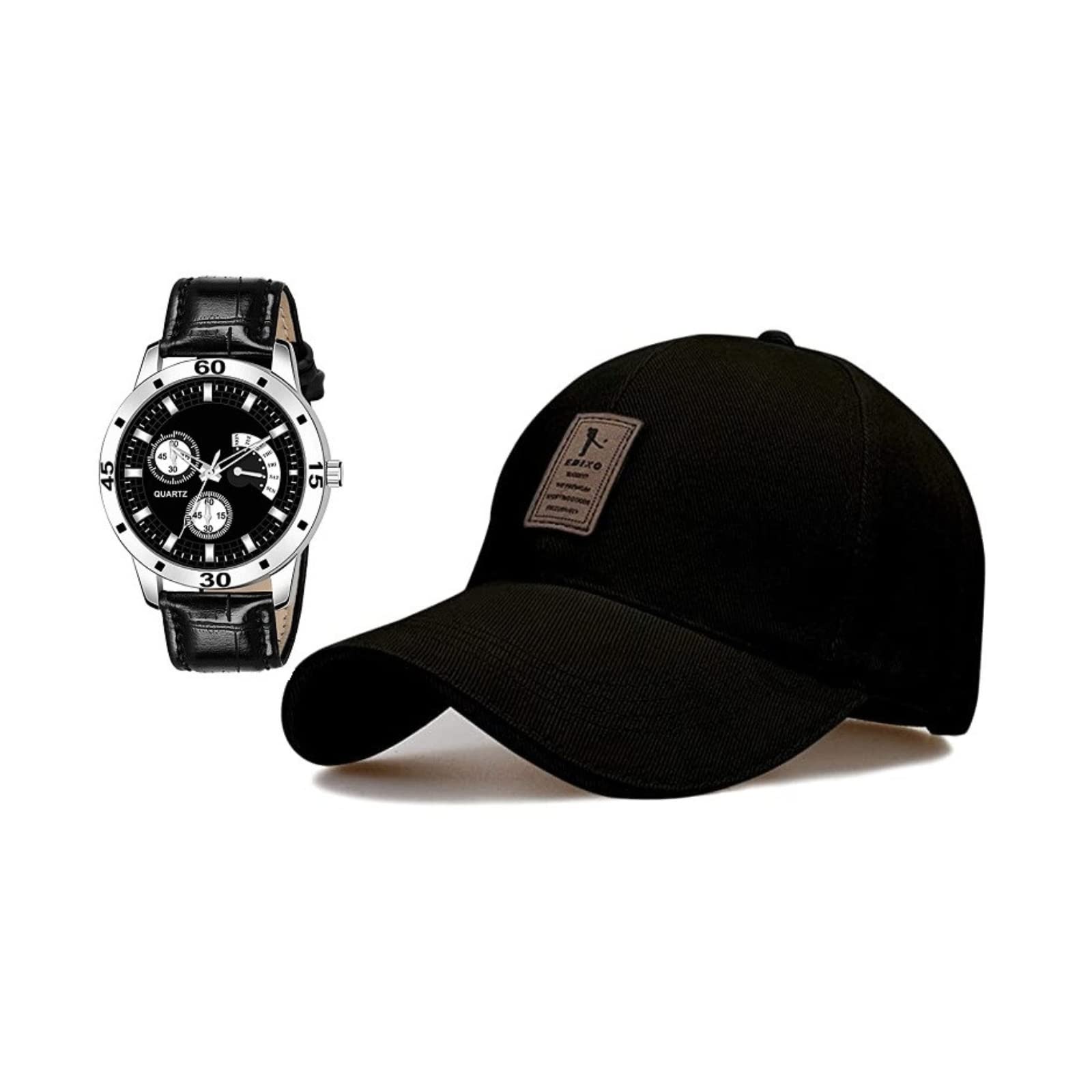 CORNGATE Solid, Self Design, Base Ball New Generation Boys and Girls Men Women and Fancy Caps 01 Analog Watch 01 Cap (Pack of 2) (Black) (B0B29M4JV9) Amazon Price History, Amazon Price Tracker