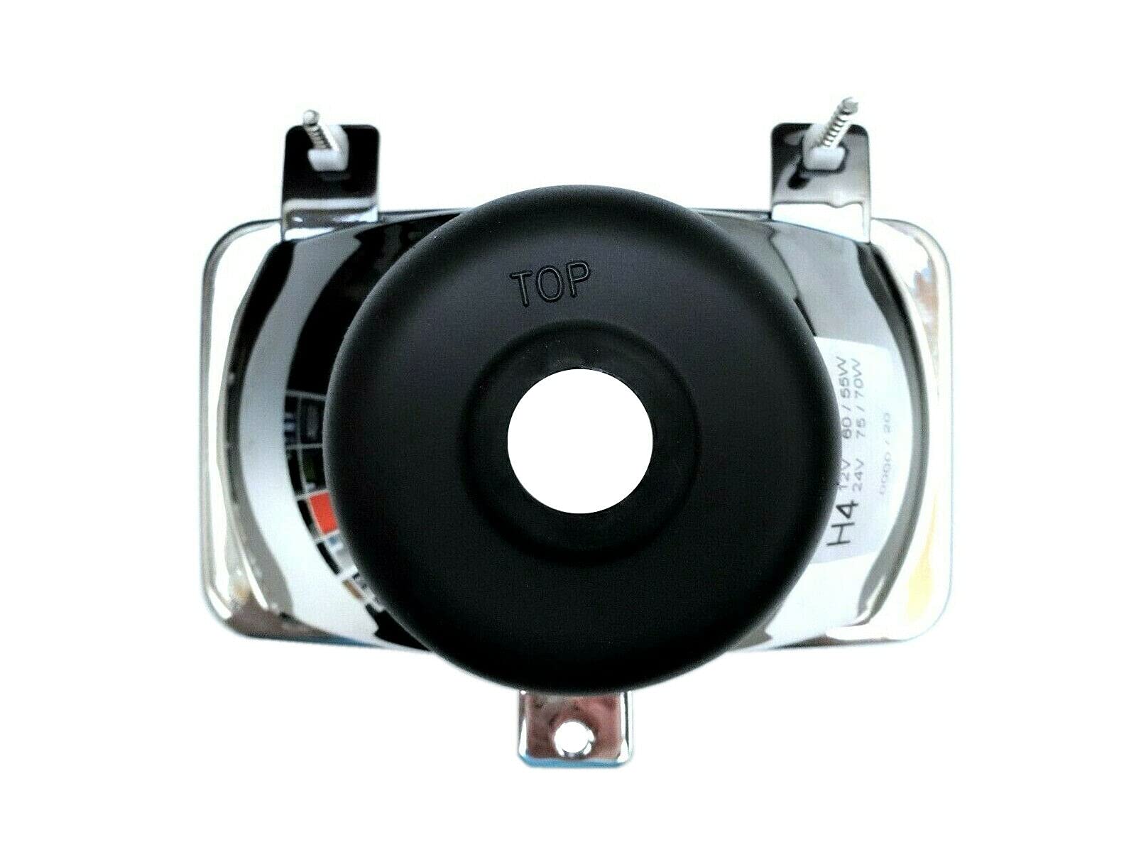 MelTruck 2x Faro H4 12V/24V Luz Larga y Corta para Tractor Deutz-Fahr Hurlimann Lamborghini Same IP54 E8
