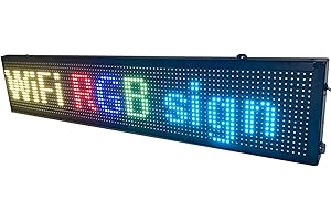 Letrero LED personalizado: Exhibición vívida con Wi-Fi y USB