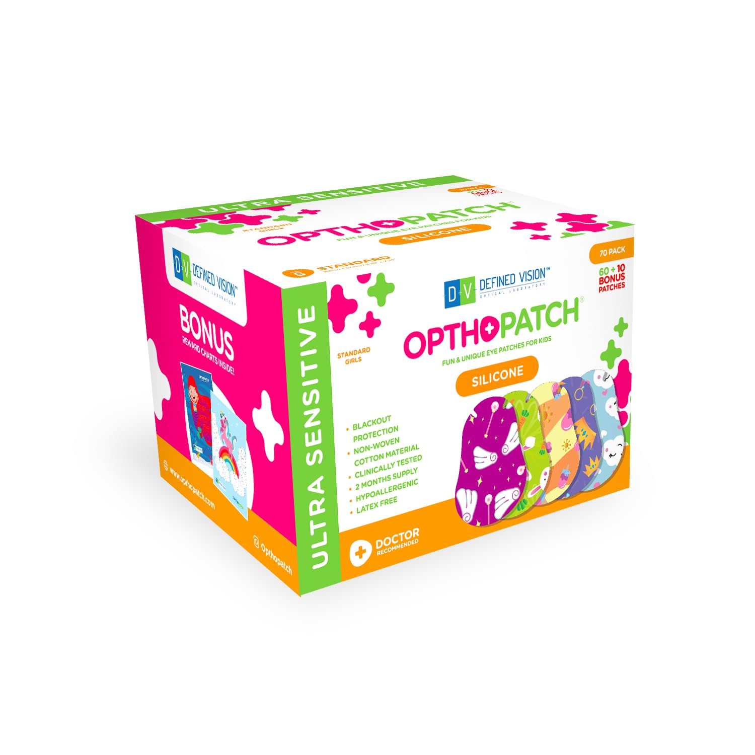 Amazon.com: Opthopatch Eye Patches for Kids with Ultra Sensitive