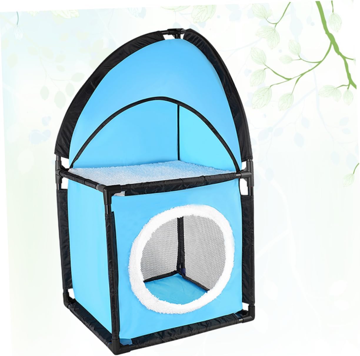 Cat Tree Furniture with Tunnel Design Scratch Resistant Indoor Cat House Premium Safe Material Kitten Play and Rest Station