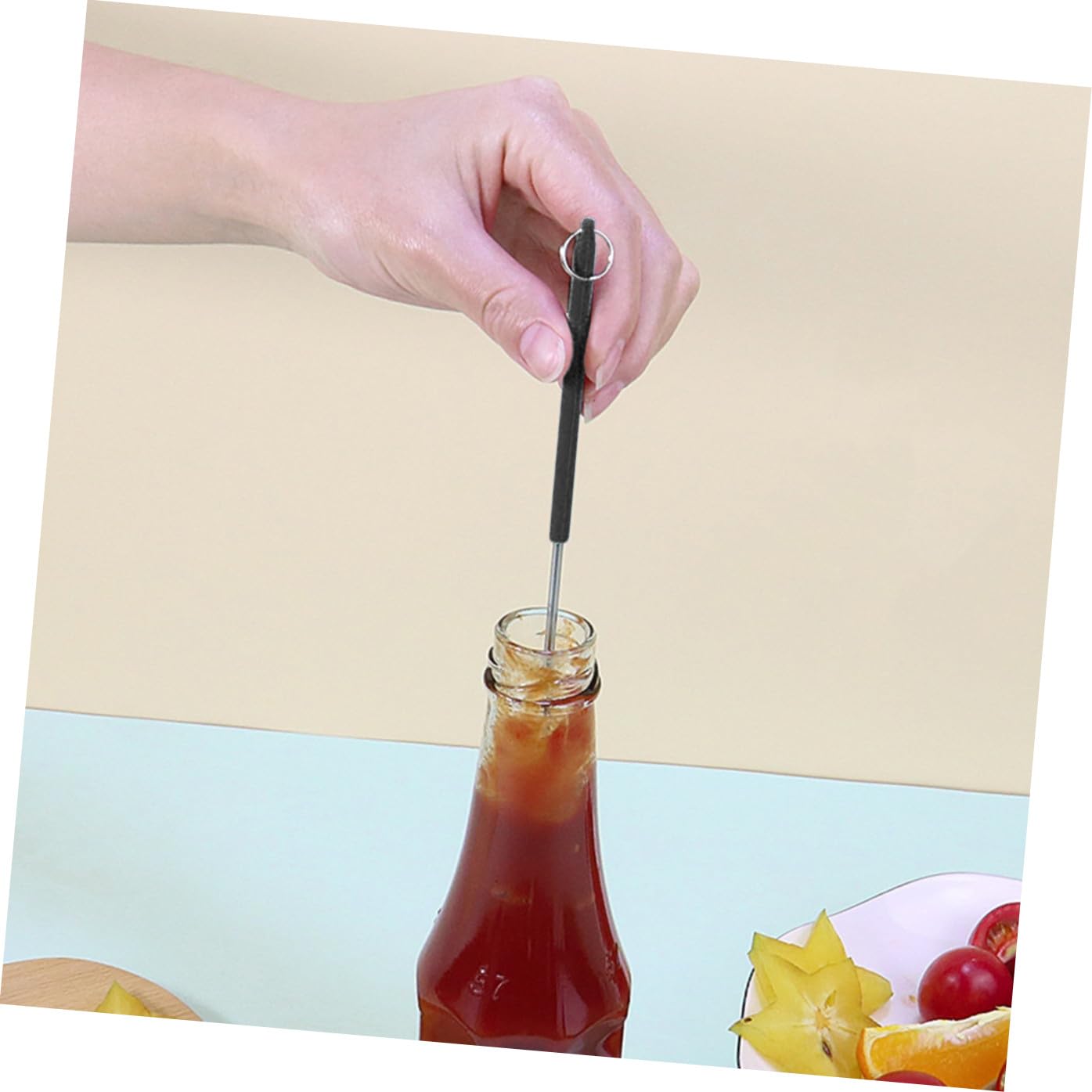VALICLUD Silikon Mini-spatel Mit Aufhängeloch Tragbarer Backspatel Für Kuchen Marmelade Kosmetik Wie Foundation Cremes Pflegeleicht Und Robust