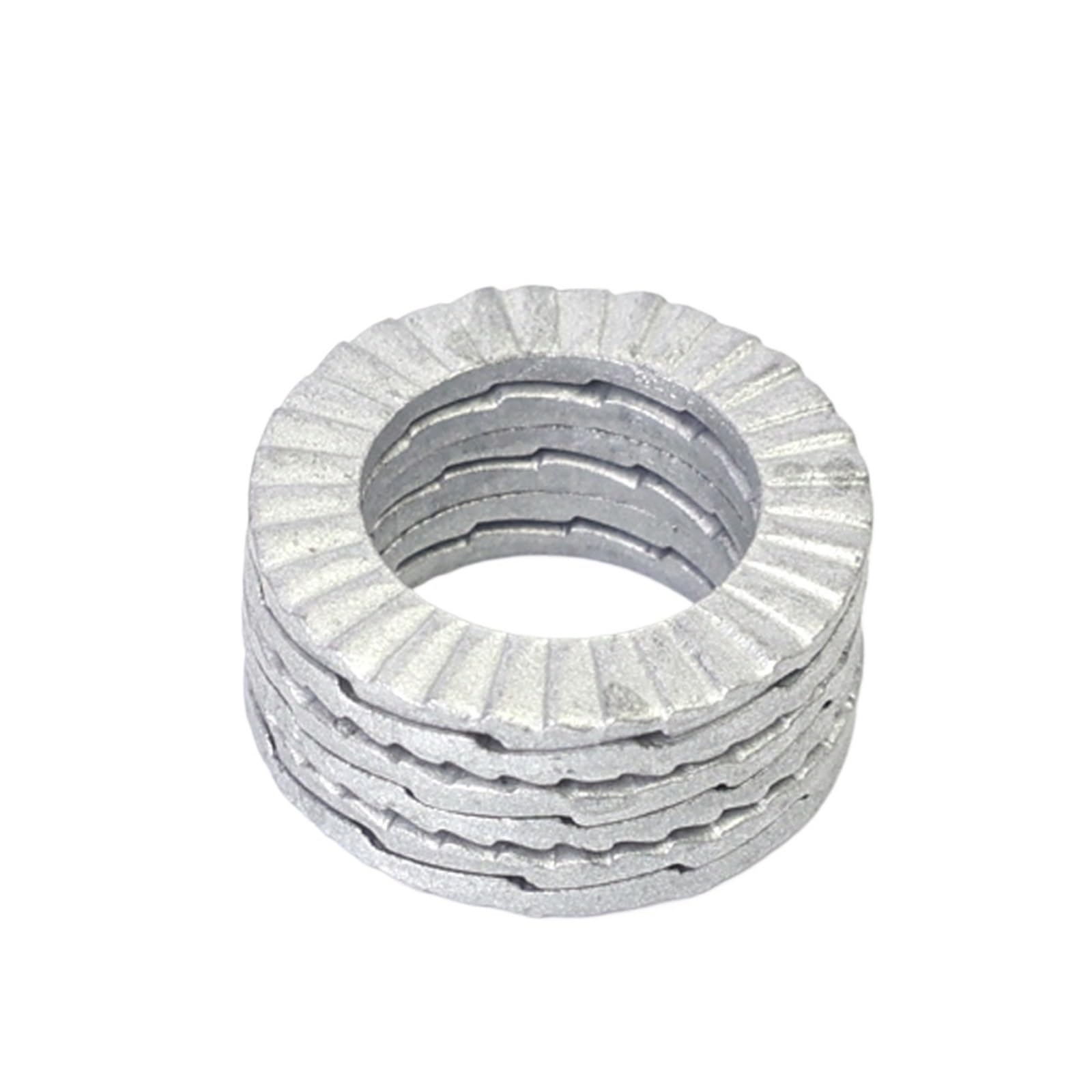 Arandelas Metalicas Arandela de acero autoblocante, arandelas de doble pila, tornillos antiaflojamiento, Kits surtidos, accesorios de sujeción for muebles del hogar(M14,100PCS)
