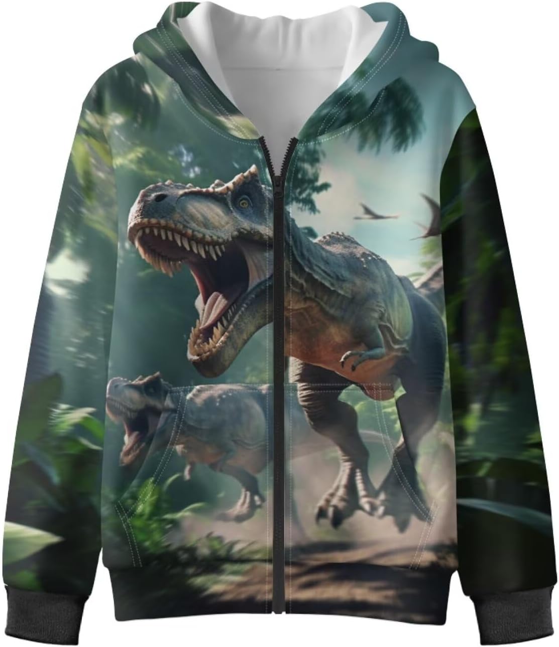 Dolyues Boys Zip Up Hoodie Soft Fleece Basic Hooded Sweatshirt for Boys with Pockets and Long Sleeve Size S-XL