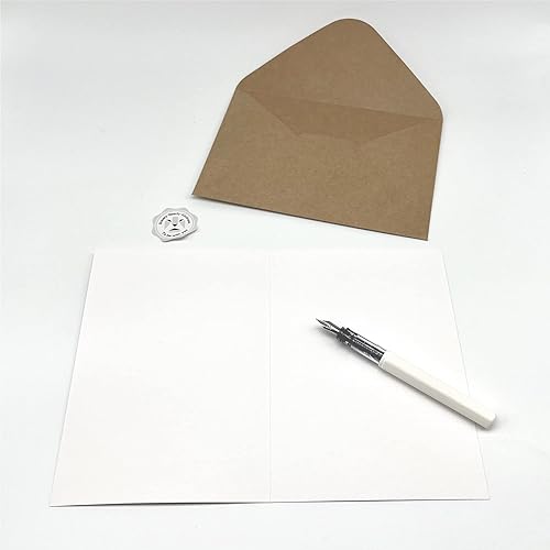 Miniatura 7 de 25 tarjetas de felicitación de flores de acuarela para todas las ocasiones en blanco con sobres