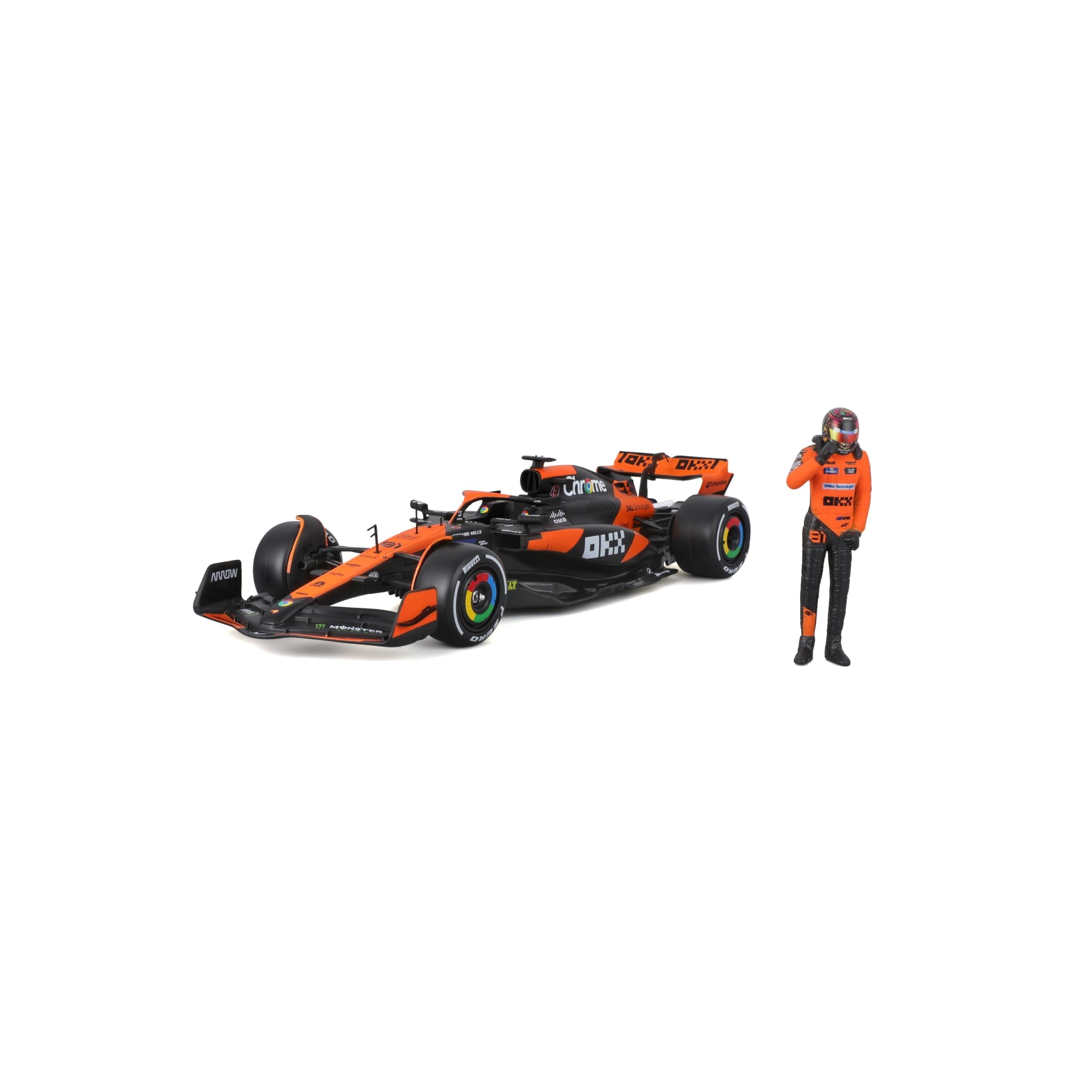 1:24 F1 Mclaren Mcl38 2024 with Driver Figure Piastri: Amazon.de