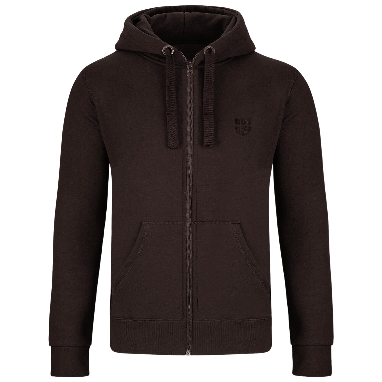 Gennadi Hoppe Sweat Jacket Men's Hooded Jacket Men's Hoodie with Hood - Soft Material, Ribbed Cuffs, Cotton, Smartphone Pocket - Stylish and Comfortable Leisure Jacket
